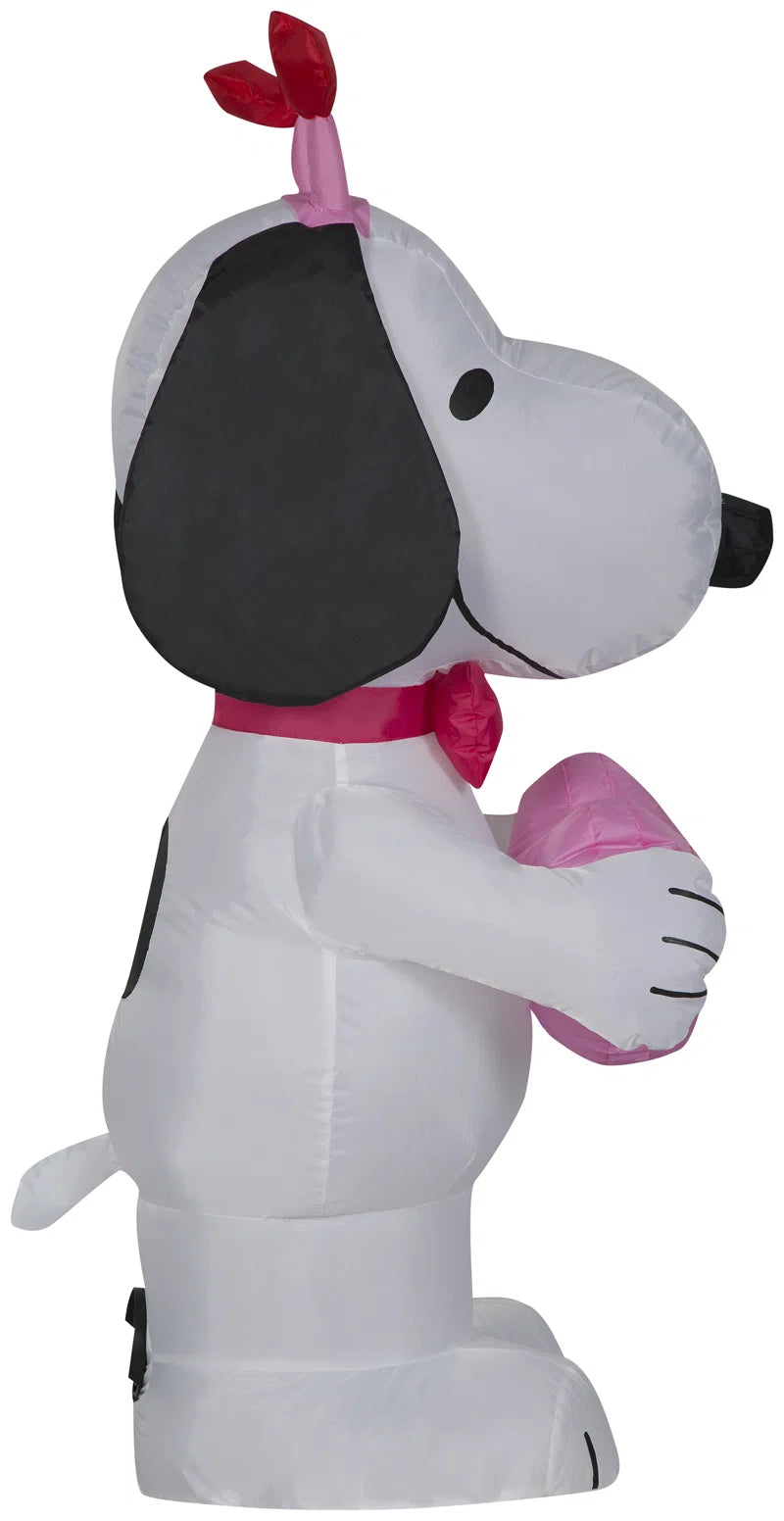 Snoopy with Heart Headband Inflatable