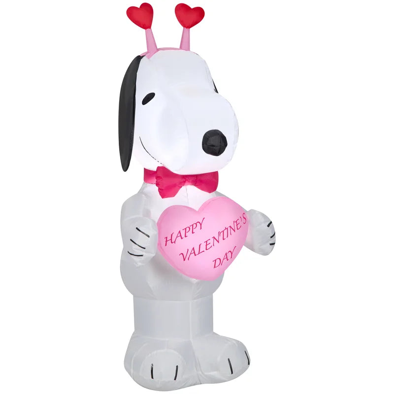 Snoopy with Heart Headband Inflatable